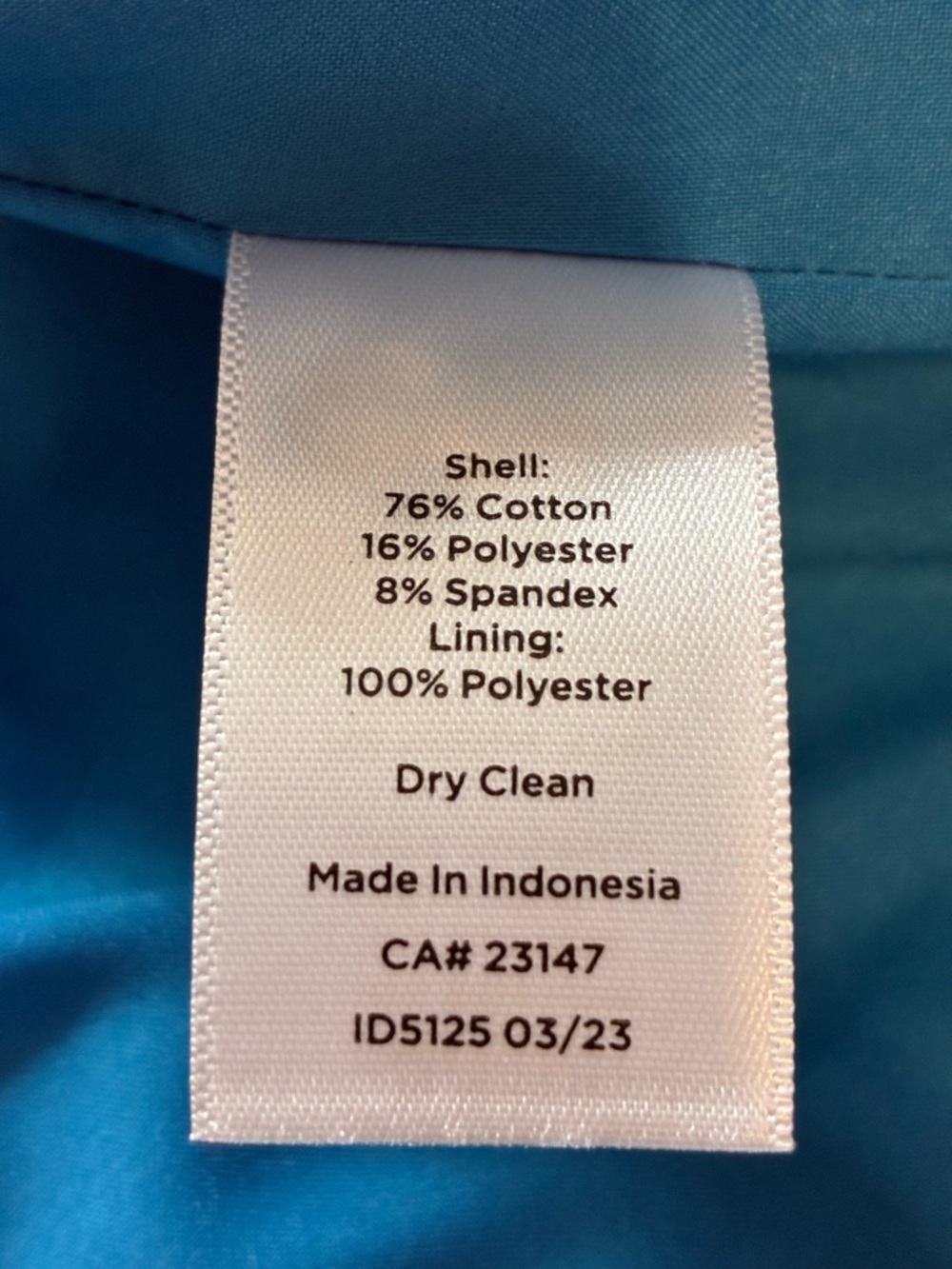 Talbots Turquoise Double-Breasted Jacket - Picture 8 of 10